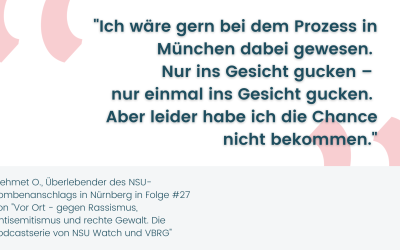 „Vor Ort“-Podcast #27 in Bayern: Der vergessene Anschlag des NSU auf Mehmet O. in Nürnberg im Juni 1999